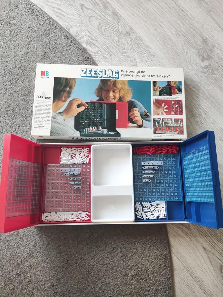 Zeeslag van MB retro, Ophalen of Verzenden, Zo goed als nieuw