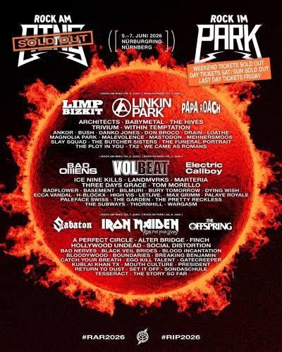 Te koop

2 x Rock am Ring festivaltickets
1 x parkeerticket, Tickets en Kaartjes, Twee personen