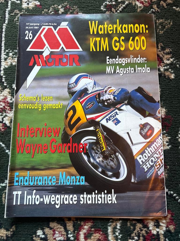 Motor Magazine 1987 - KTM GS 600, MV Agusta Imola, Ophalen of Verzenden, Gelezen, Overige typen