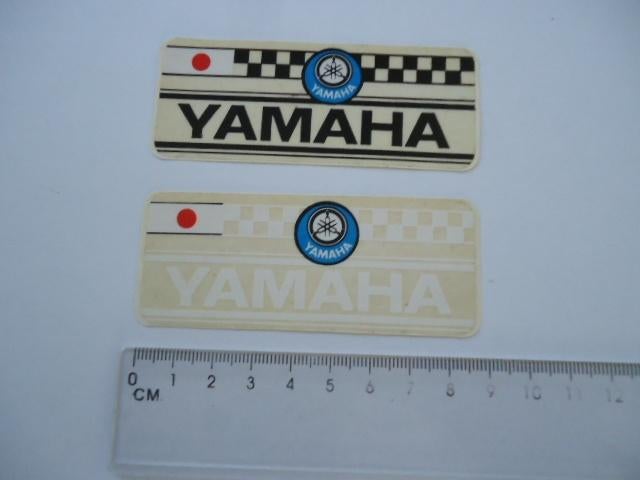 sticker oud Yamaha brommer motor motorcross race retro, Verzamelen, Verzenden, Zo goed als nieuw, Bedrijf of Vereniging
