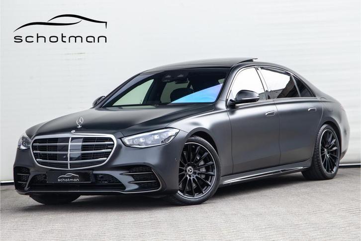 Mercedes-Benz S-Klasse 580 e 4MATIC Lang AMG Premium Designo, Auto's, Mercedes-Benz, Bedrijf, Te koop, S-Klasse, 360° camera, 4x4