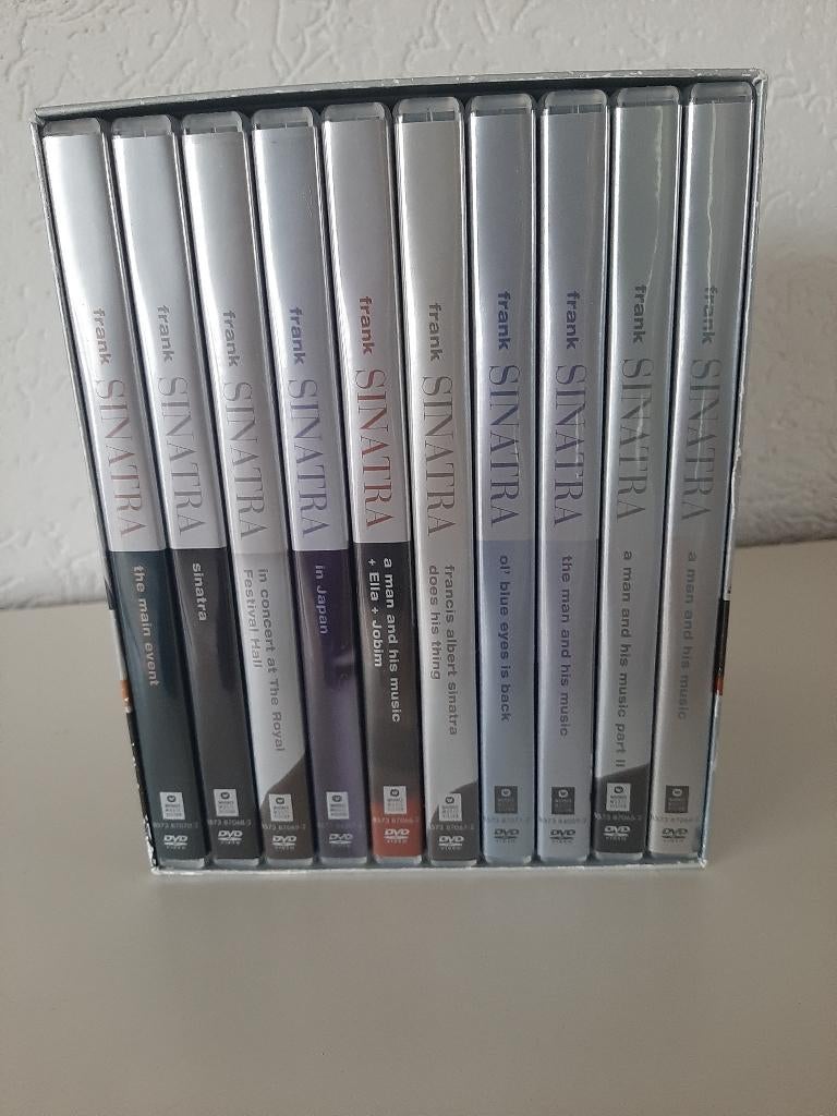 Te koop 10dvdbox frank sinatra (nieuwe dvdbox), Alle leeftijden, Boxset, Muziek en Concerten, Ophalen of Verzenden