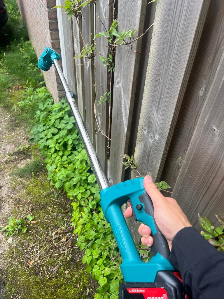 Bosmaaier set met messen en accu's, Ophalen of Verzenden, Nieuw, 10 tot 30 cm, Accu