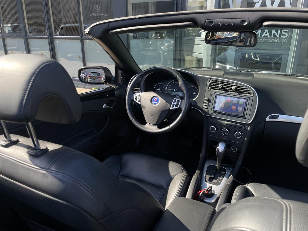 Saab 9-3 Cabrio 1.8t Vector automaat Youngtimer (bj 2008), Auto's, Saab, 1998 cc, Gebruikt, 4 cilinders, 4 stoelen