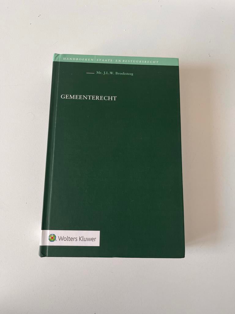 Gemeenterecht - Broeksteeg 2021, Ophalen of Verzenden, Beta, Gelezen