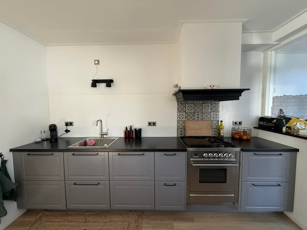 Complete IKEA keuken met Boretti gasfornuis en apparatuur, Ophalen, Gebruikt, Enkelwandige keuken, Kunststof