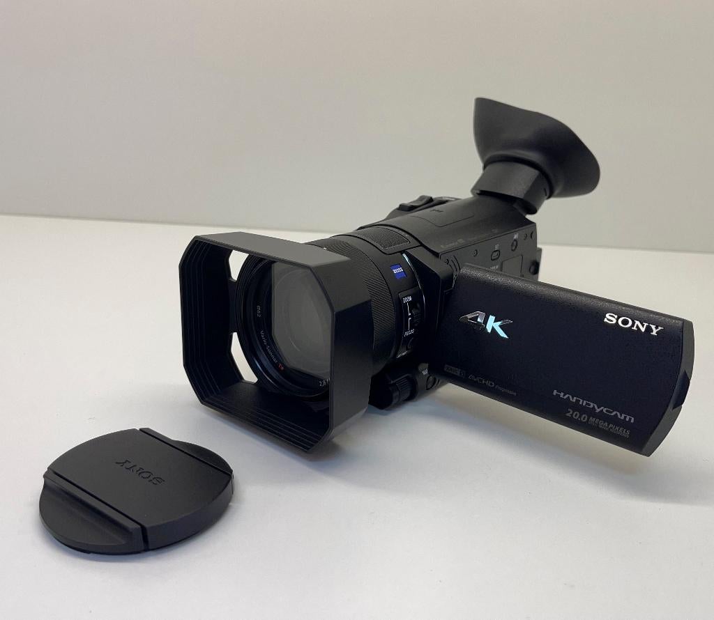 Sony FDR-AX100E veelzijdige 4K camcorder+extra - bijna nieuw, N, N, 20x of meer, Ophalen of Verzenden