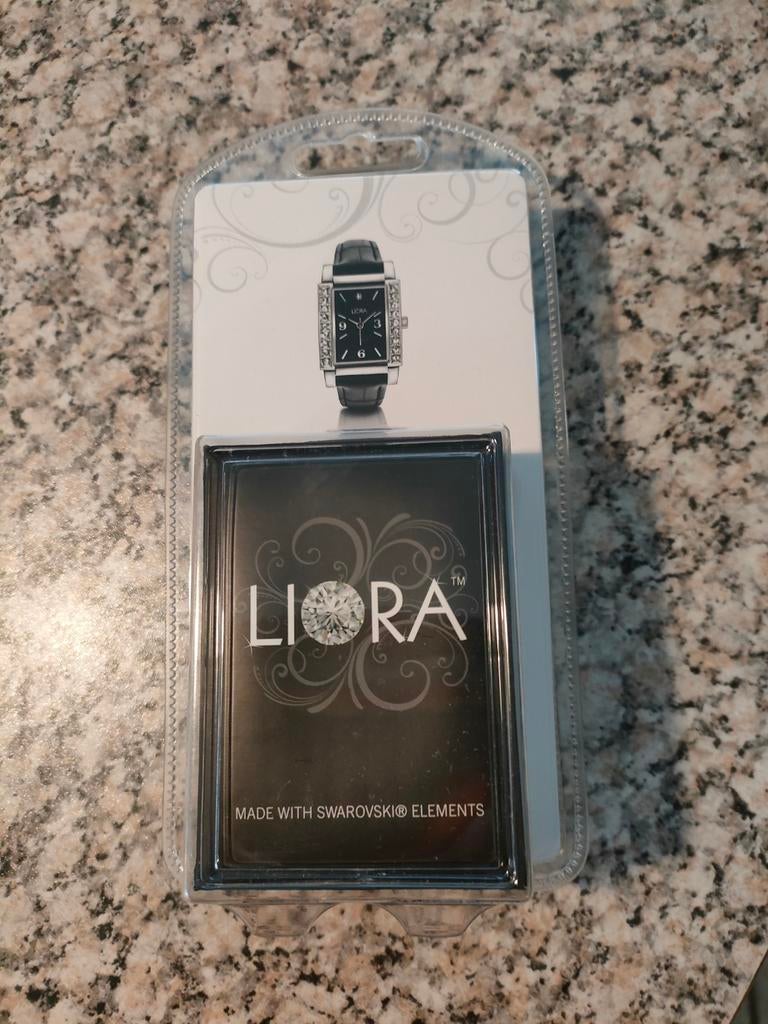 Liora Swarovski elements Dames Horloge!, Ophalen, Nieuw, Staal, Overige merken