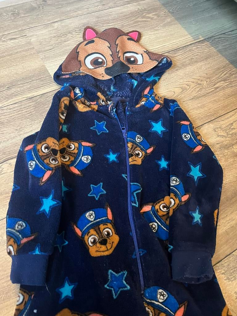 Paw Patrol Onesie Maat 116, Kinderen en Baby's, Ophalen of Verzenden, Zo goed als nieuw, Jongen of Meisje, Nacht- of Onderkleding