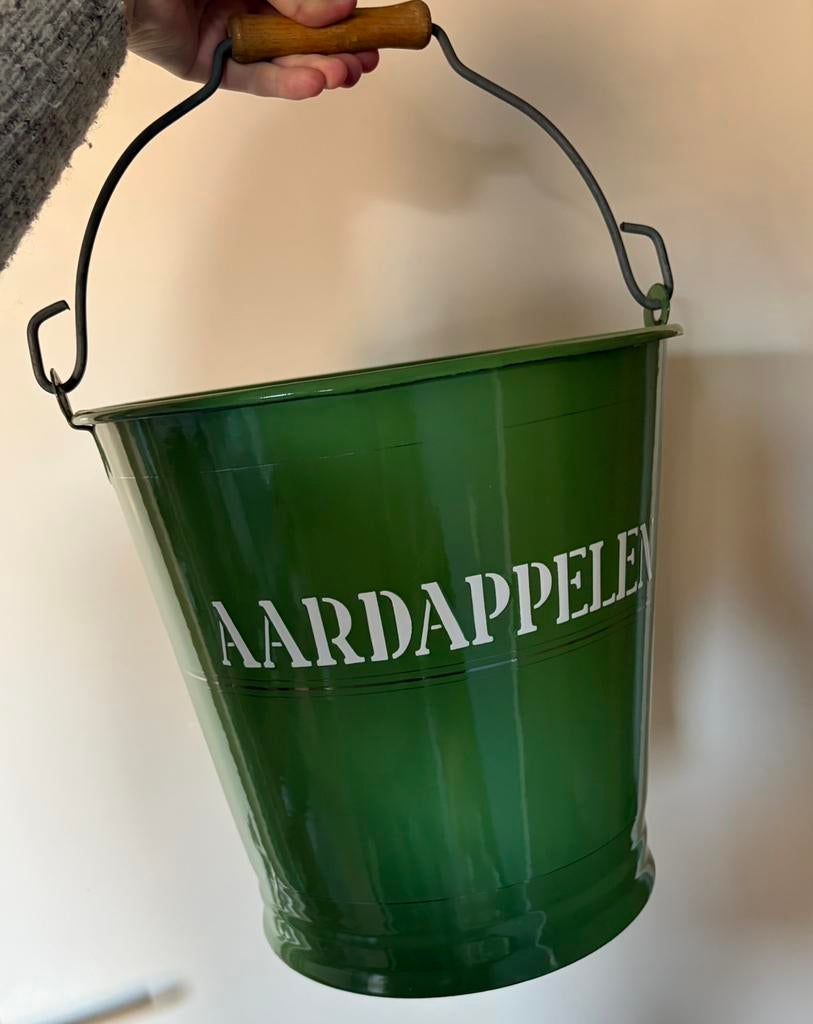 Emaille aardappel emmer, Antiek en Kunst, Antiek | Emaille, Ophalen