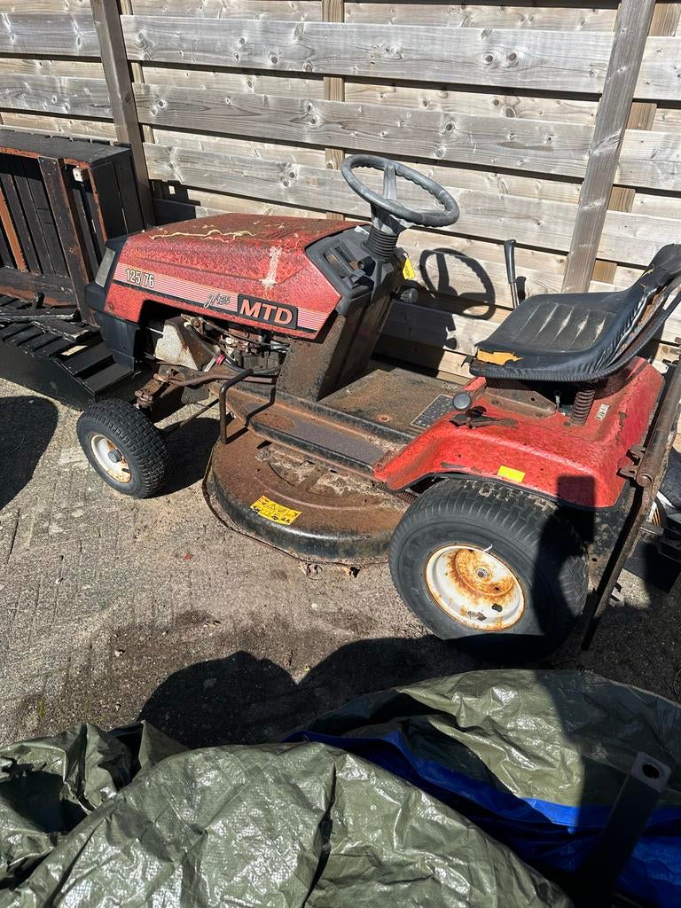 MTD 125/76 zitmaaier, Cirkelmaaier, Gebruikt, Ophalen of Verzenden, Benzine-grasmaaier