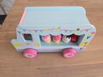 Houten ijscowagen speelgoed, Ophalen of Verzenden, Gebruikt, Overige typen