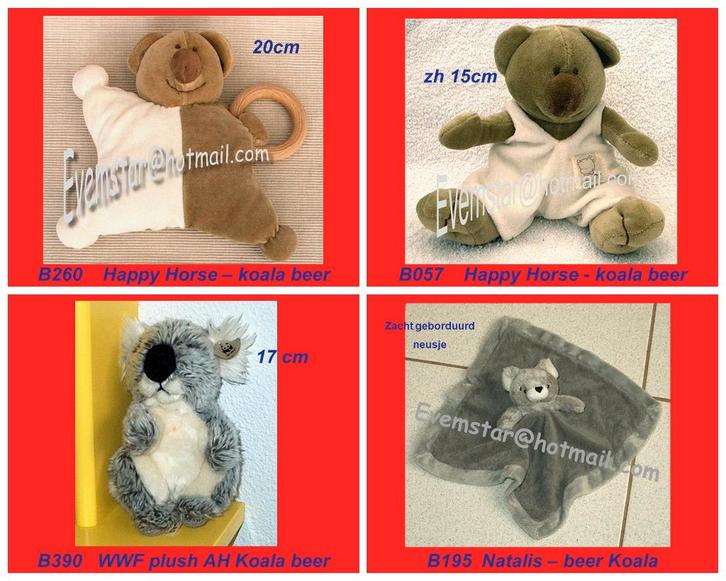 Beer Koala Koalabeertje Beertje Natalis WWF AH Happy Horse, Kinderen en Baby's, Speelgoed | Knuffels en Pluche, Zo goed als nieuw