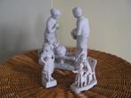 Beeld * 3 x * bisque # biscuit * van LANG geleden *, Antiek en Kunst, Ophalen of Verzenden