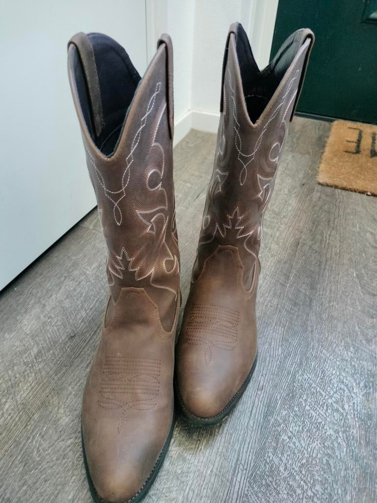 Western Laarzen Maat 45 - Zo goed als nieuw, Kleding | Heren, Schoenen, Ophalen of Verzenden, Zo goed als nieuw, Bruin, Boots