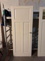 Klassieke paneeldeur R 201x78 met hardhouten kozijn, Doe-het-zelf en Verbouw, Deuren en Horren, Gebruikt, Minder dan 80 cm, Binnendeur