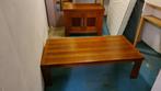 Set, salontafel en tv meubel, teak hout, 50 tot 100 cm, Teakhout, Gebruikt, Rechthoekig