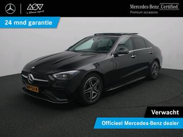 Mercedes-Benz C-klasse 180 AMG Line Panoramadak, stoelen met beschikbaar voor biedingen