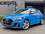 Audi A1 Sportback 40 TFSI S-Line Sfeer Keyless Led Navi, Auto's, 4 cilinders, 1984 cc, Blauw, Leder en Stof