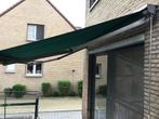 Zonneluifel groen handbediening 3.30 x 1.00, Tuin en Terras, Zonneschermen, Ophalen, Gebruikt, 250 cm tot 450 cm, Knikarmscherm