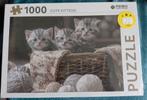 Cute kittens puzzel 1000 stuks, Ophalen of Verzenden, 500 t/m 1500 stukjes, Nieuw, Legpuzzel