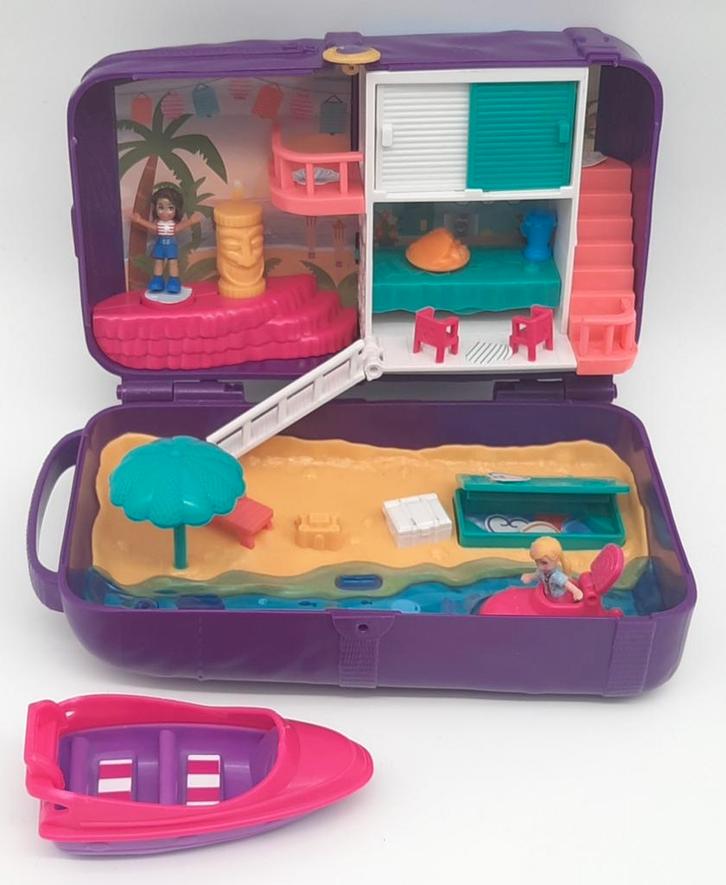 Polly Pocket Beach Vibes Rugzak uit 2017, Verzamelen, Poppetjes en Figuurtjes, Gebruikt, Ophalen of Verzenden