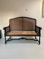 Vintage Bank met Gevlochten Rug, Ophalen