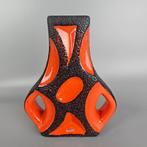 Vintage West-Duitse Fat Lava vaas. Roth Keramik 312 gitaar, Antiek en Kunst, Antiek | Vazen, Ophalen of Verzenden