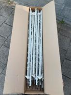 Weidepaaltjes / 44 stuks / wit / 147cm