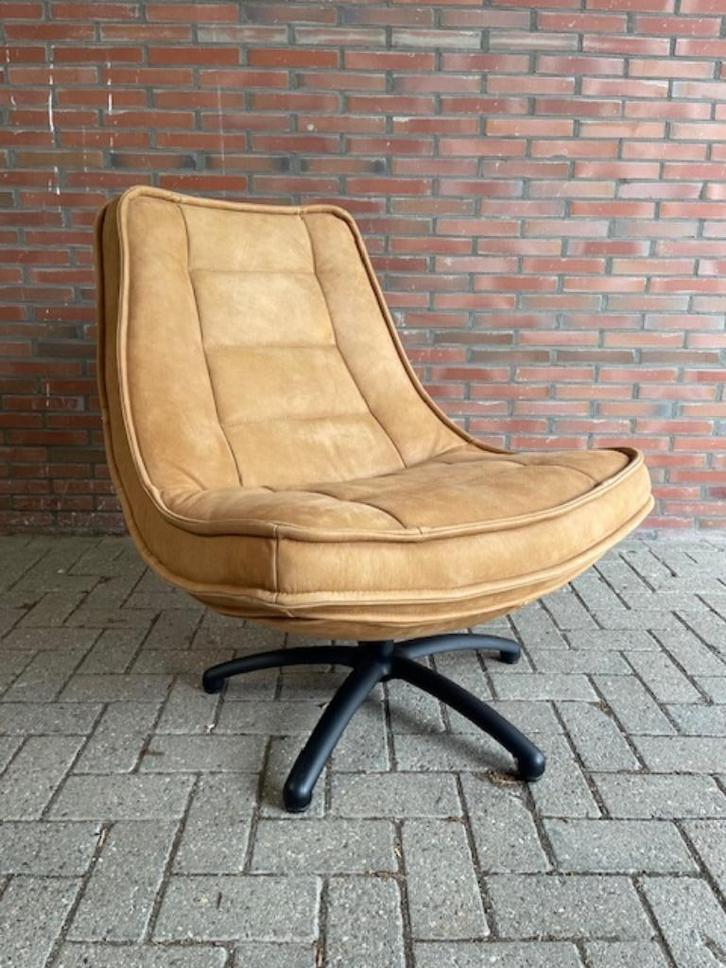 Fauteuils EVA Kenia leer de laatste laagste  actie prijs, Huis en Inrichting, Fauteuils, Nieuw, Leer, Metaal, 75 tot 100 cm, 75 tot 100 cm