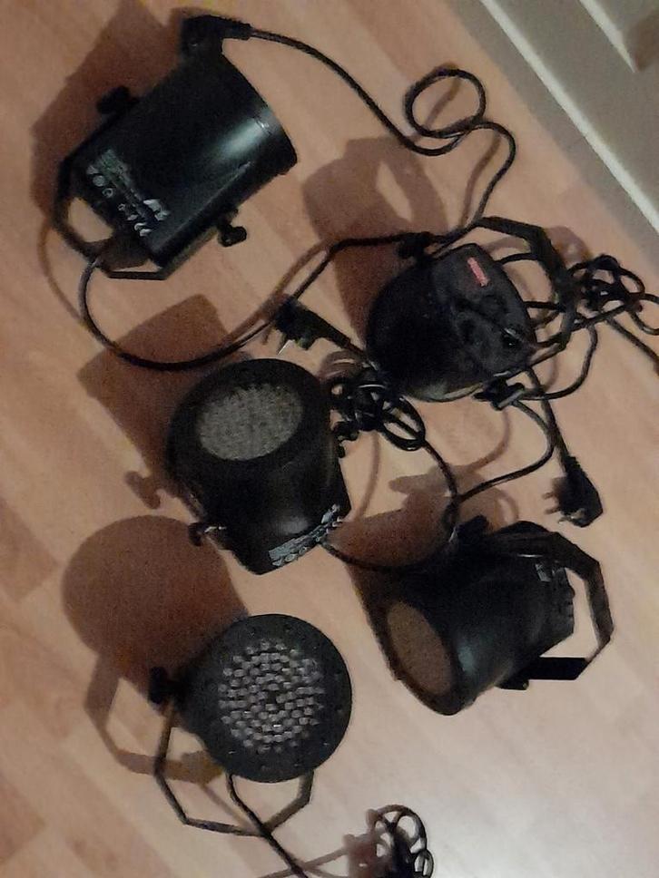 5 LED Parspots - LEDPIN Model, Muziek en Instrumenten, Licht en Laser, Gebruikt, Ophalen of Verzenden
