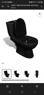 Moet weg zsm Nieuw in doos zwart toilet met stortbak, Ophalen, Nieuw, Toilet