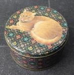 Lesley Anne Ivory blik kat poes rood kattenblik rode kater, Verzamelen, Blikken, Ophalen of Verzenden, Gebruikt, Overige, Overige merken