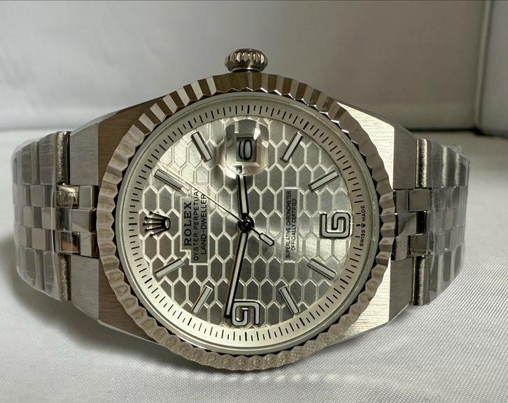 Polshorloge - Stijlvol en Tijdloos!, Sieraden, Tassen en Uiterlijk, Horloges | Heren, Nieuw, Polshorloge, Rolex, Staal, Staal