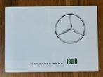 Mercedes-Benz 190 D brochure, Verzenden, Zo goed als nieuw, Mercedes