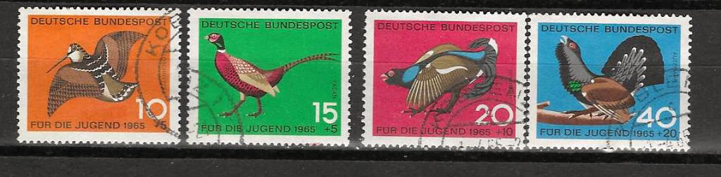 BRD 464-467, Ophalen of Verzenden, BRD, Gestempeld