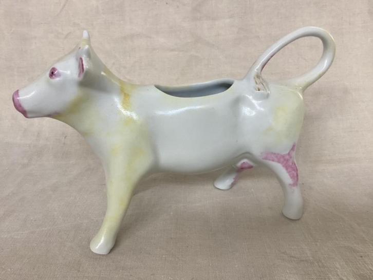 Apilco  "koe" melkkan van porselein uit Frankrijk., Antiek en Kunst, Antiek | Keramiek en Aardewerk, Ophalen of Verzenden