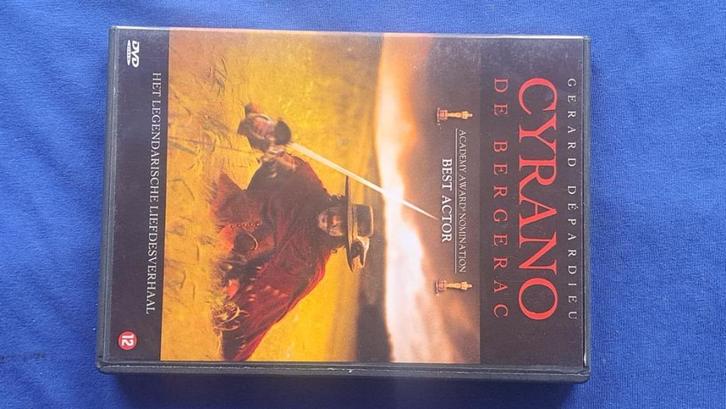 Cyrano de Bergerac "Gerard Depardieu", Cd's en Dvd's, Dvd's | Avontuur, Zo goed als nieuw, Alle leeftijden, Ophalen of Verzenden