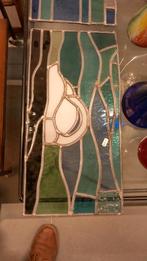 Glas in lood paneel - Abstract design, Antiek en Kunst, Ophalen