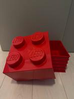 LEGO Opbergdoos - Rood, Ophalen of Verzenden, Zo goed als nieuw, Overige merken