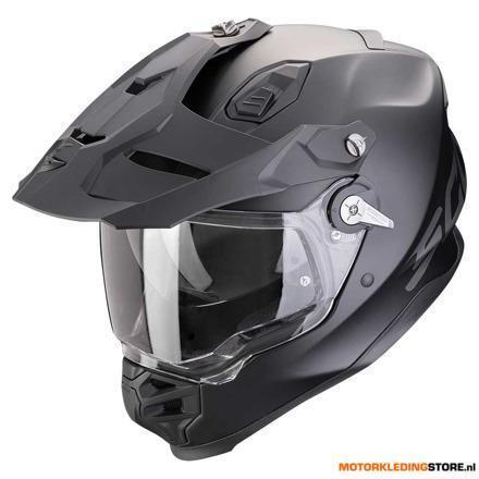 Scorpion ADF-9000 AIR SOLID Motorhelm, Zwart-Graphic, Motoren, Kleding | Motorhelmen, Nieuw met kaartje, Ophalen of Verzenden