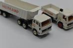 Siku Mercedes Benz en Volvo Heitkamp setje, Hobby en Vrije tijd, Modelauto's | 1:50, Gebruikt, -, Bus of Vrachtwagen, -