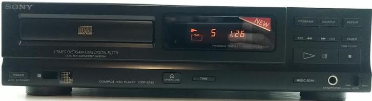 Sony CDP-M39, CD Speler, Dual D/A Converter System, Audio, Tv en Foto, Cd-spelers, Gebruikt, Sony, Ophalen of Verzenden