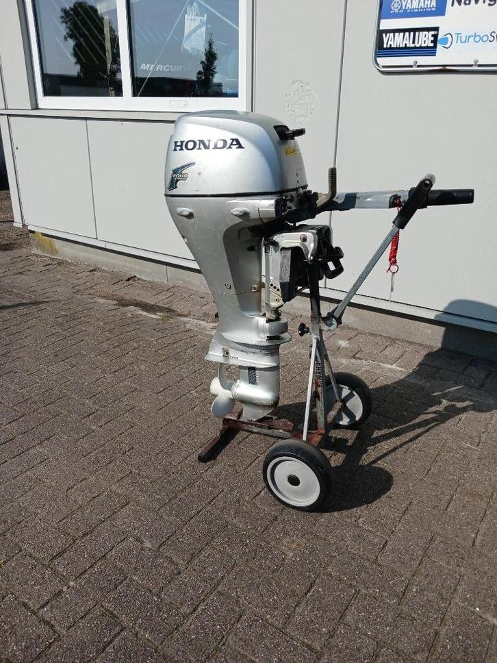 Honda 8 pk kortstaart, Watersport en Boten, Buiten- en Binnenboordmotoren, Gebruikt, Benzine, Buitenboordmotor, 5 tot 10 pk, Viertaktmotor