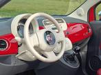 Fiat 500C Cabrio 1.2 Lounge | Leder | Uniek (bj 2011), Auto's, Euro 5, Gebruikt, 4 cilinders, Cabriolet