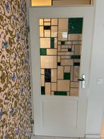 Binnendeur glas in lood, Ophalen, Gebruikt, 80 tot 100 cm, Binnendeur