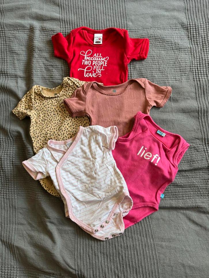Romper Pakket - Maat 50/56, Kinderen en Baby's, Babykleding | Baby-kledingpakketten, Gebruikt, Maat 56, Ophalen of Verzenden