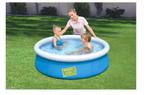 Bestway kinderzwembad BLAUW 152cm van €40 voor €13, ', Minder dan 80 cm, Opblaaszwembad, Rond