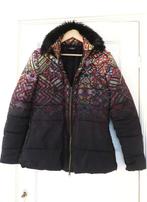 Desigual originele jas afneembare fake-fur kraag, Kleding | Dames, Jassen | Winter, Maat 38/40 (M), Zwart, Ophalen of Verzenden