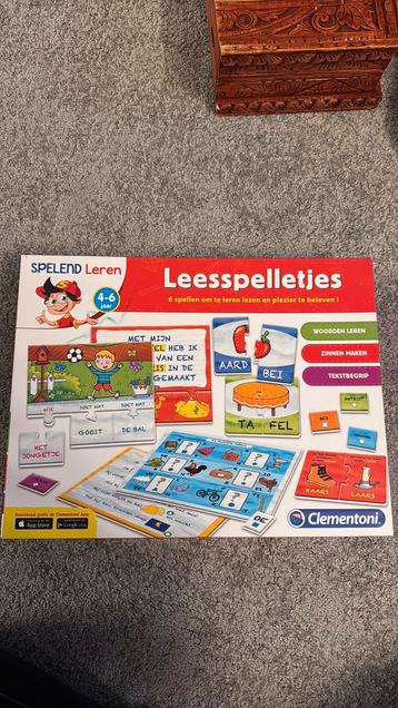 Leesspelletjes beschikbaar voor biedingen